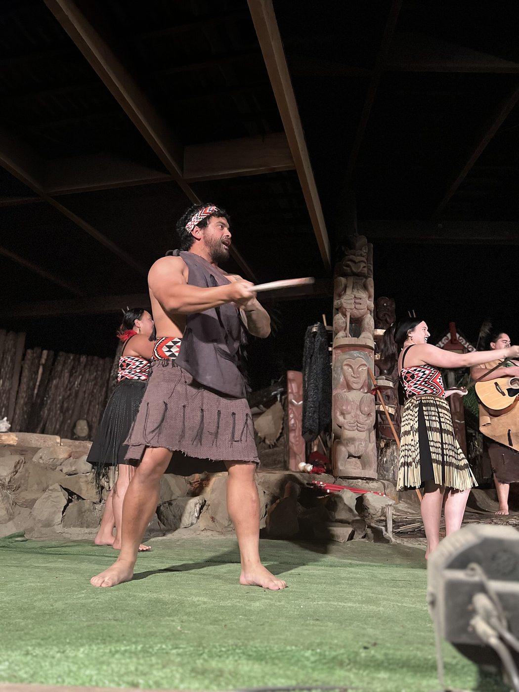 Maori kapa haka cultural performance