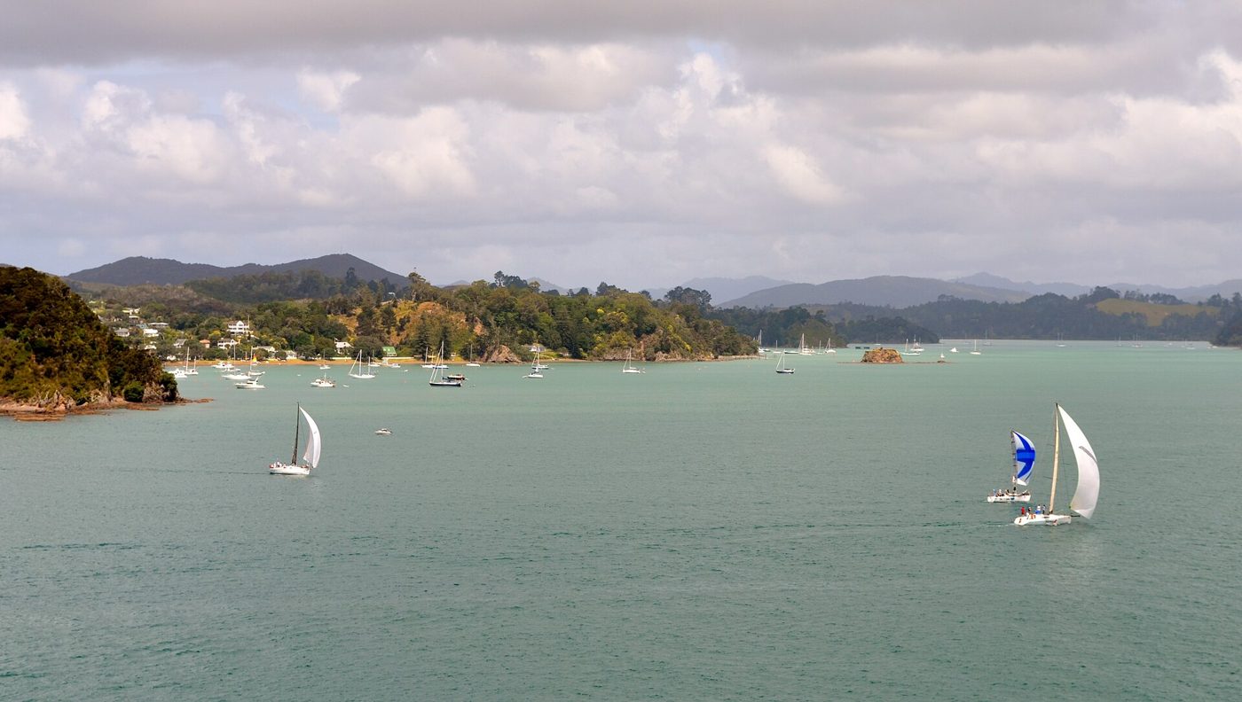 Sailboats in the Bay of Islands — North Island