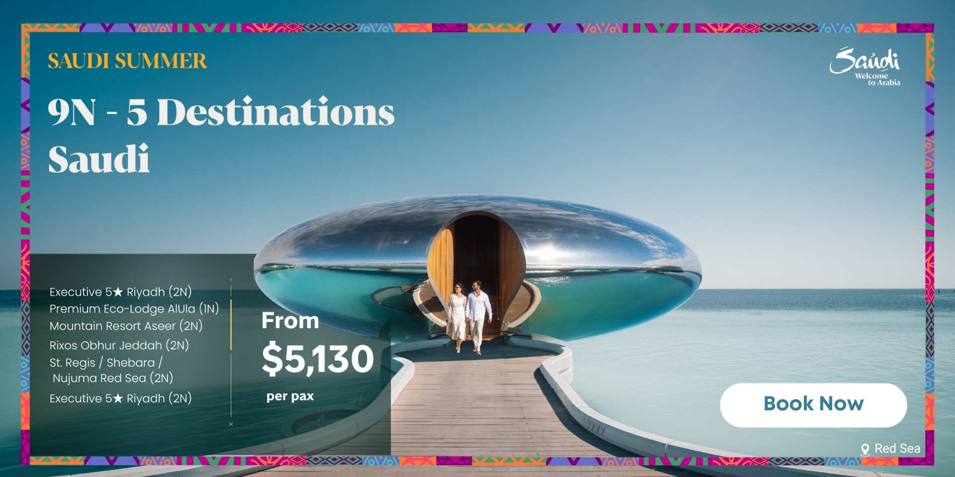 9N 5 Destinations Saudi